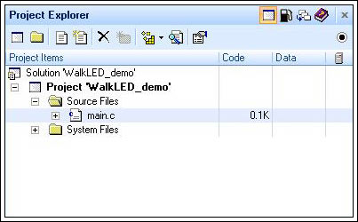 Figure 4. Project Explorer window.