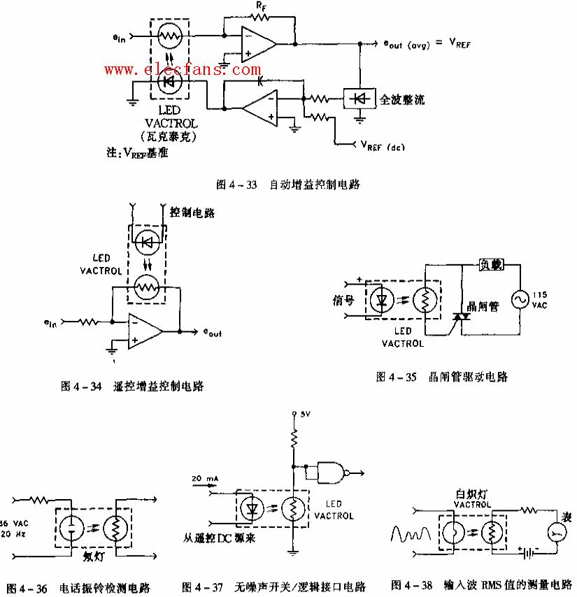 晶閘管驅(qū)動(dòng)電路-電話振鈴檢測(cè)電路