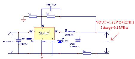 XL4102典型應用電路