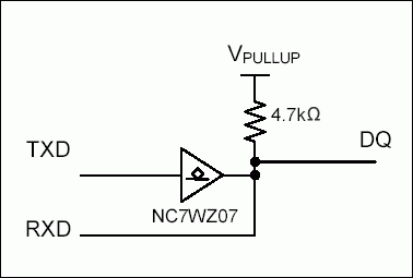 Figure 2b. Integrated open-drain buffer.