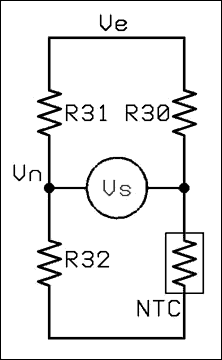 Figure 7. Wheatstone bridge.調節器