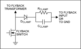 Figure 2A. Voltage clamp snubber.