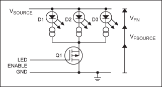 Figure 6. LED biasing with current sources.