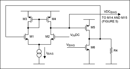 圖6. 直流補(bǔ)償電路(圖5)的VBIAS電路