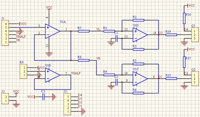 一個使用游戲手柄或者航模搖桿上的線性電位器