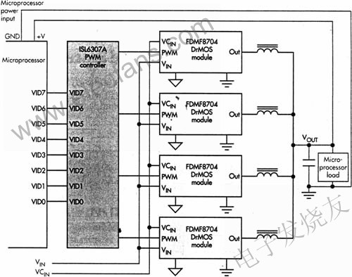 四相電壓穩壓器電路 www.1cnz.cn