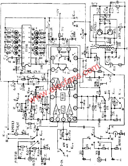 D7668錄音/放音雙通道前置放大電路的應用  www.1cnz.cn