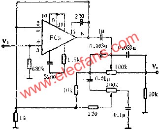 FC3集成電路作音調控制的應用  www.1cnz.cn