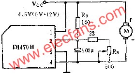 D1470H直流馬達穩速電路的應用  www.1cnz.cn