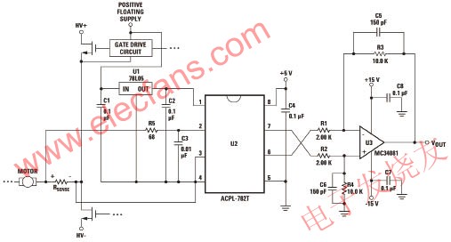 ACPL-782T應(yīng)用電路圖 www.1cnz.cn