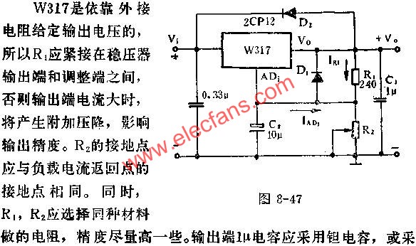 W317基本應(yīng)用線路圖  www.1cnz.cn