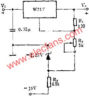 0~30V可調輸出電壓應用線路圖  www.1cnz.cn