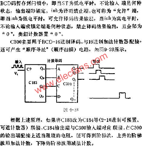 C300用于BCD-16與18進制加法計數器配接線路圖  www.1cnz.cn