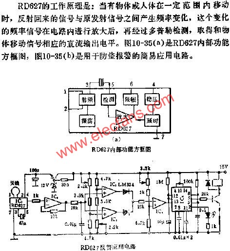 RD627多普勒傳感器集成電路的應(yīng)用  www.1cnz.cn