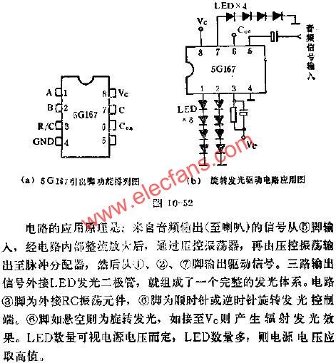 5G167引腳功能及典型應用電路圖  www.1cnz.cn