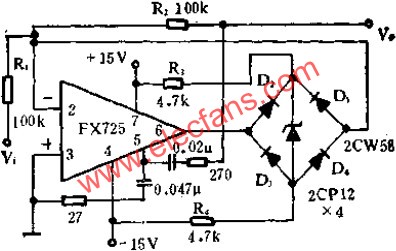 箝位放大器電路圖  www.1cnz.cn