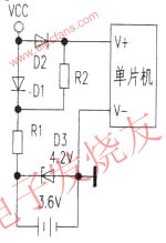 單片機掉電保護電路圖 www.1cnz.cn