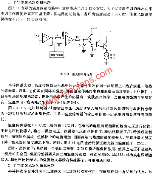 半導體激光器冷卻電路 www.1cnz.cn