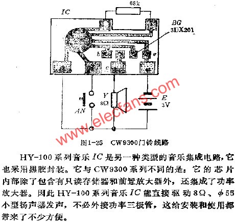 CW9300門鈴線路 www.1cnz.cn