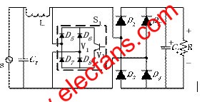 雙向開關前置的單相升壓APFC變換器主電路 www.1cnz.cn