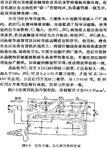 信號尋跡、發(fā)生兩用機印制板