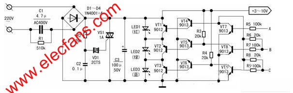 1W大功率發光二極管的實用驅動電源 www.1cnz.cn