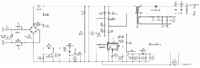 圖8:7 W可調光LED驅動器電路圖。（電子系統設計）