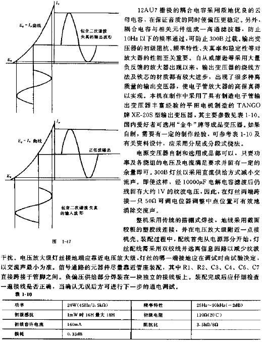 300B的高保真功率放大器電路原理圖