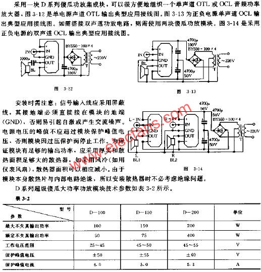 超級傻瓜大功率功放模塊