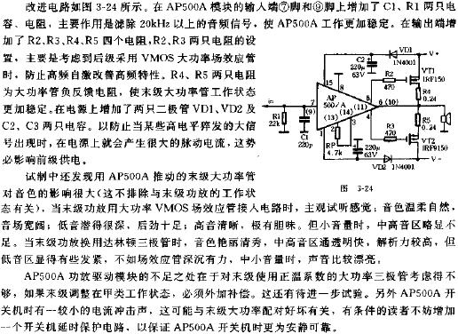 高性能DC功放驅(qū)動電路AP500A