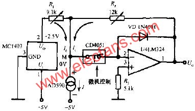 測溫電路的原理  www.1cnz.cn