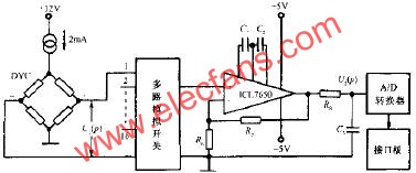 蒸汽壓力測量電路  www.1cnz.cn