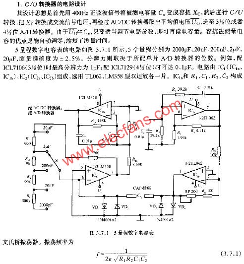 5量程數(shù)字電容表  www.1cnz.cn