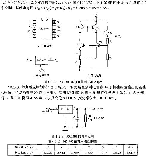 MC1403的引腳排列與簡化電路  www.1cnz.cn