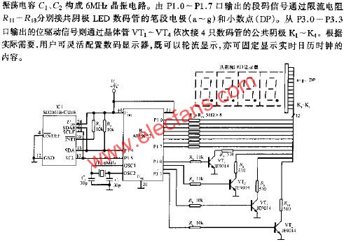 由SD2001系列產(chǎn)品構(gòu)成的實(shí)時(shí)日歷時(shí)鐘電路  www.1cnz.cn