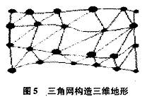 Delaunay三角網的構網規則生成三角網