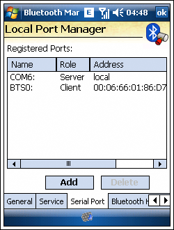 Windows Mobile pairing procedure