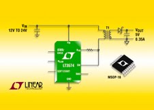 隔離型單片反激式開關穩壓器 LT3574