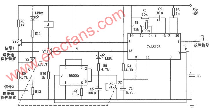 電源故障暫保護與死保護電路 www.1cnz.cn