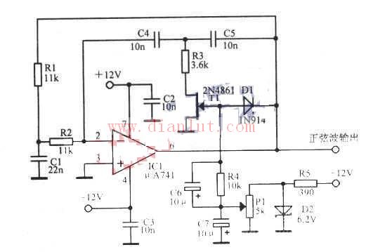 穩定的正弦波電路