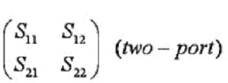 S矩陣的二端口網絡