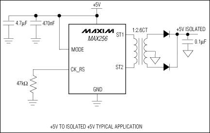 MAX256：典型工作電路