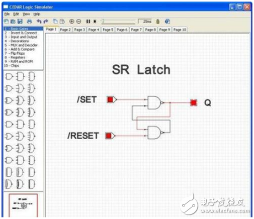 電子工程師10大熱門免費DIY工具——錫達邏輯(Cedar Logic)模擬器