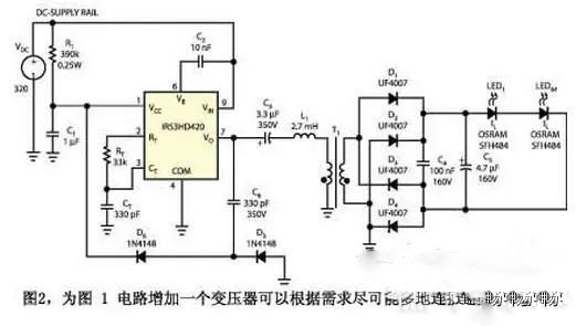 CFL鎮流器IC驅動LED應用電路詳解