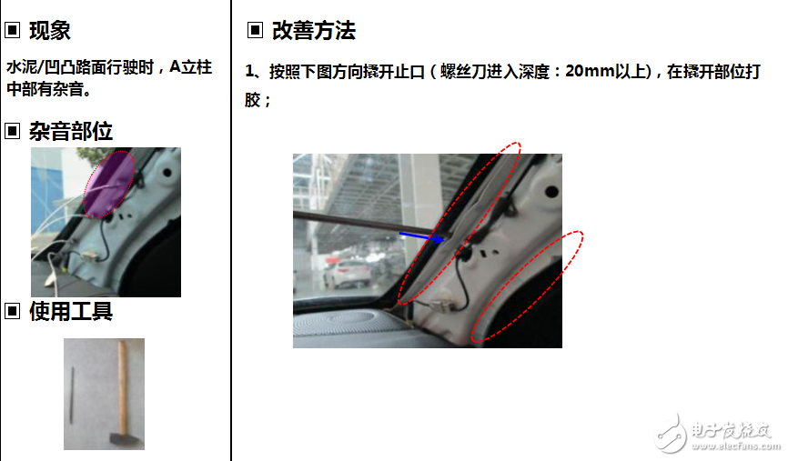 汽車雜音檢查及處理方法