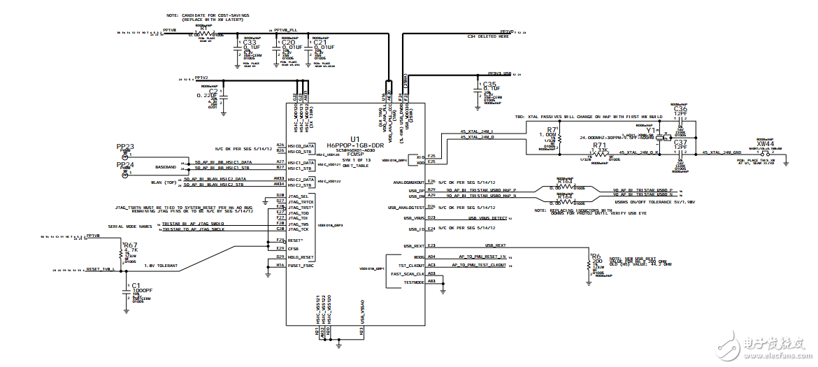 iPhone5S移動版電路圖