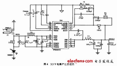 3.3 V電源產生電路