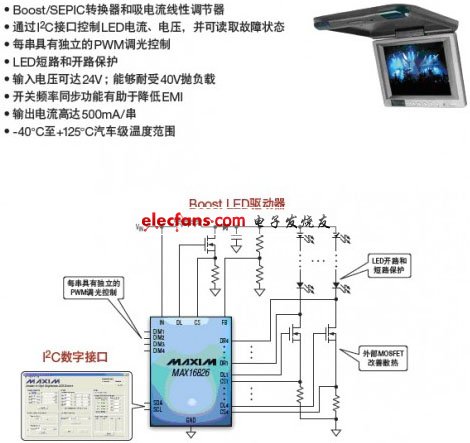 boost/SEPIC轉換器和四路吸電流線性調節器