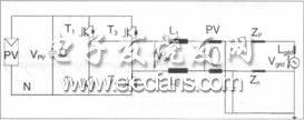 雙極性SPWM調制的全橋并網逆變器的拓撲結構