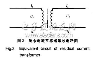 剩余電流互感器的特性分析